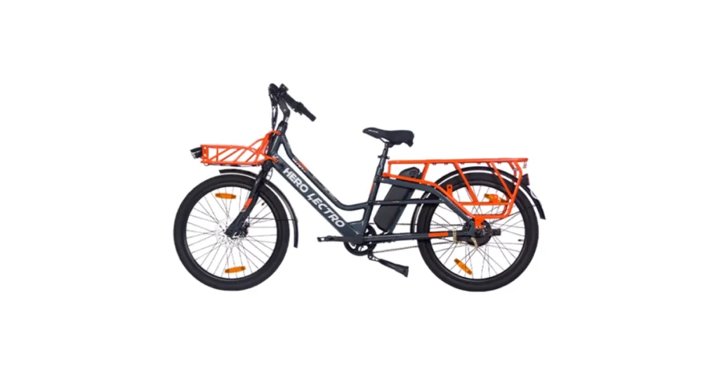 Best heavy-duty e-bike in India for delivery - Hero Lectro WINN with 70 km range and 150 kg load capacity